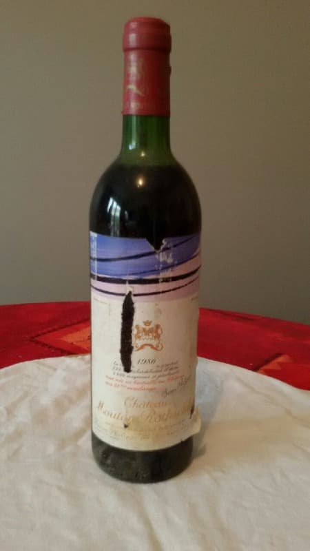 Château Mouton Rothschild, Pauillac, 1980
