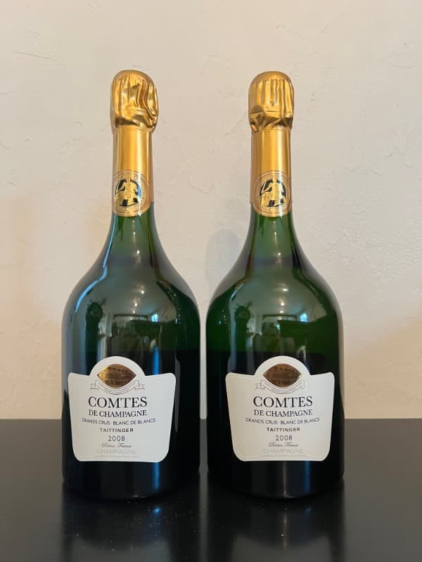 2 x Grand Cru Comtes de champagne, Taittinger, Champagne, 2008