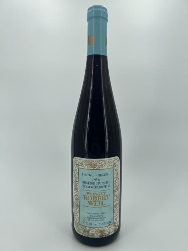 Kiedricher Grafenberg Trockenbeernauslese, Robert Weil, Rheingau 1995