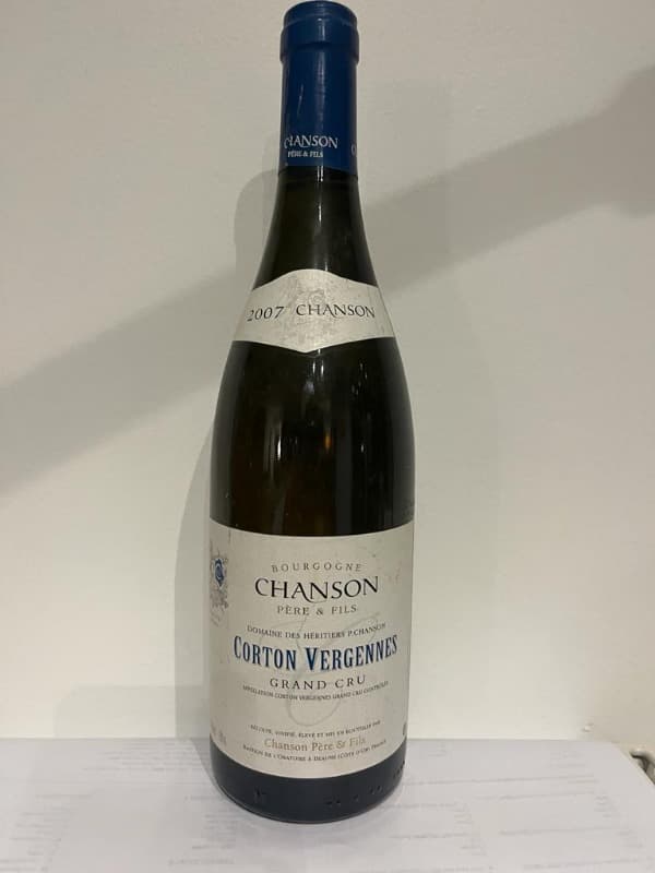 Corton, Vergennes Grand cru, Chanson, 2007