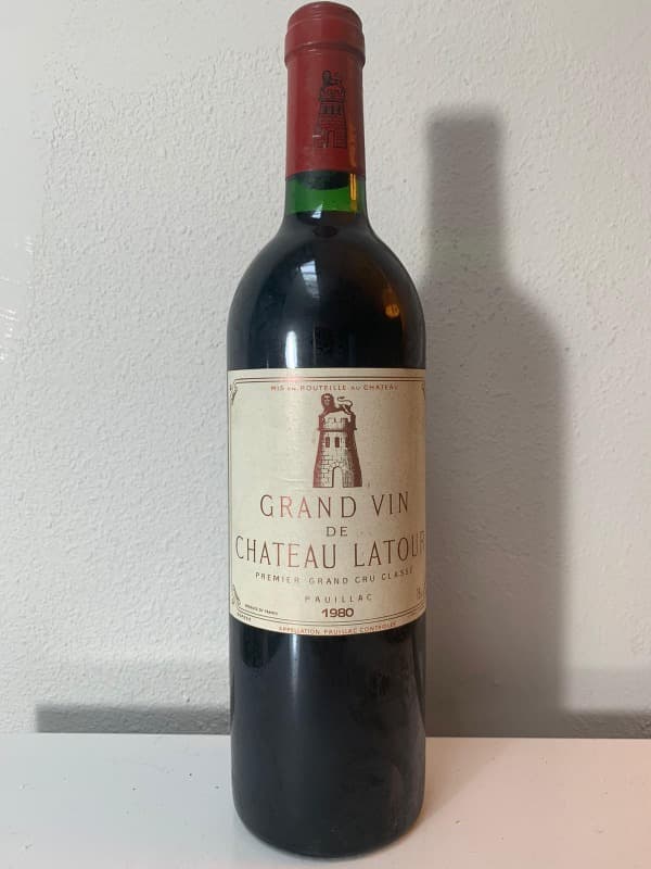 Grand vin de Château Latour, Pauillac, 1980