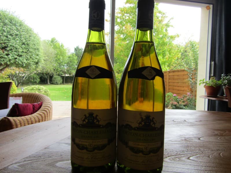 2 x Corton-Charlemagne, Clos Frantin Domaine Bichot, 1991