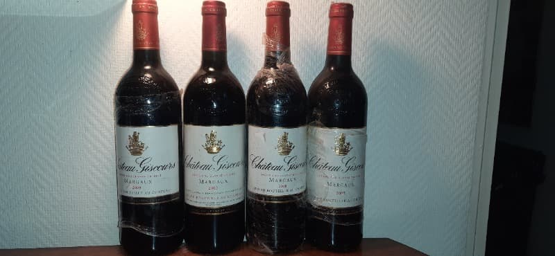 4 x Château Giscours, Margaux, 2002/2005/2008/2009