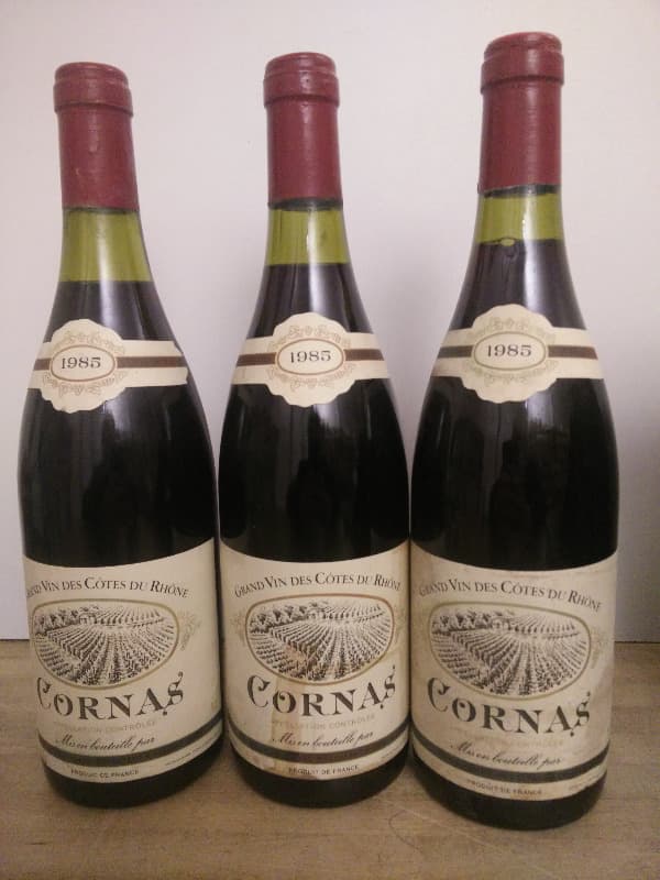 3 x Cornas, Noël Verset, 1985