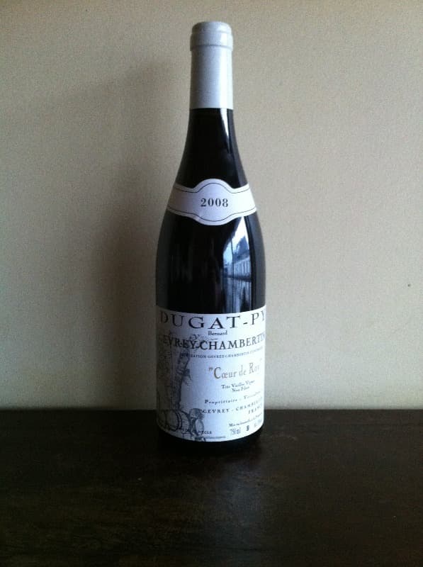 Gevrey-Chambertin, Coeur du Roy Très vieilles vignes, DUGAT-PY, 2008