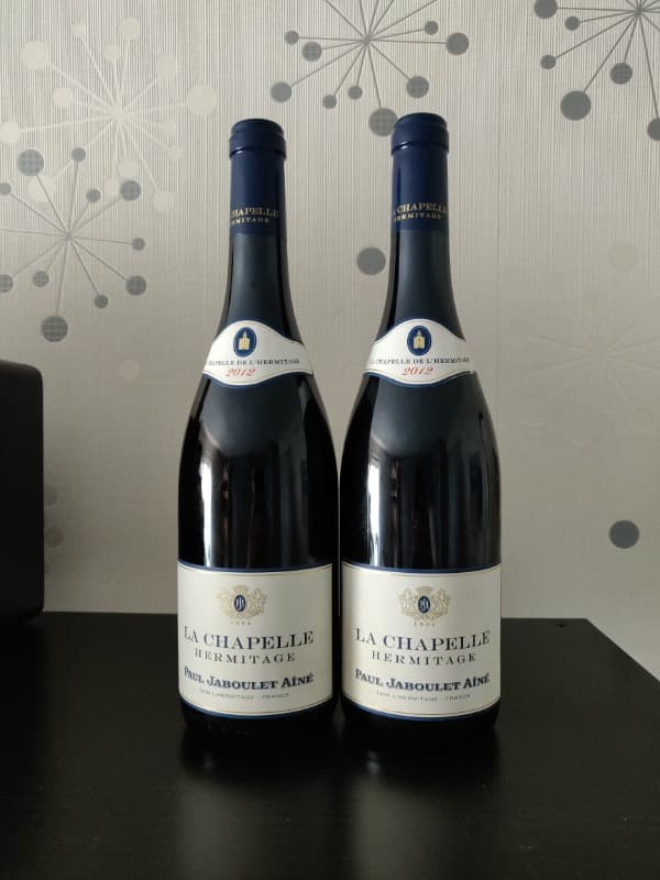 2 x Hermitage, La chapelle, Paul Jaboulet aîné, 2012