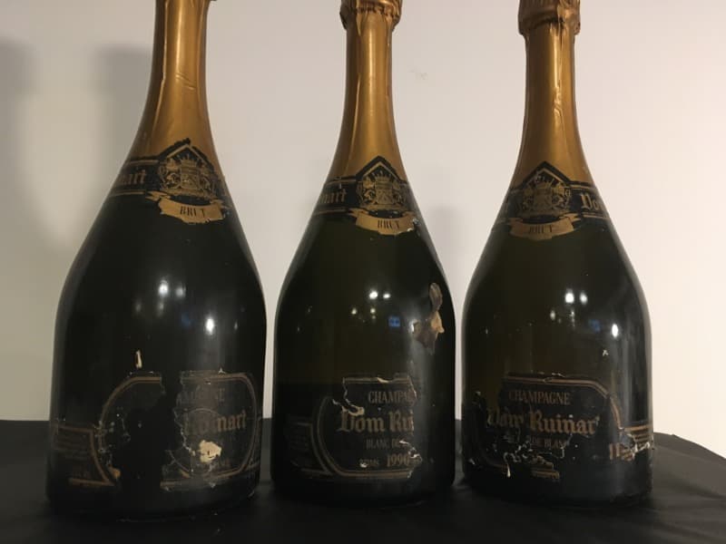 3 x Dom Ruinart, Ruinart, Champagne, 1990