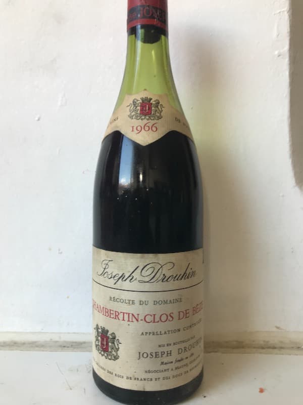 Chambertin-Clos de Bèze, Joseph Drouhin, 1966