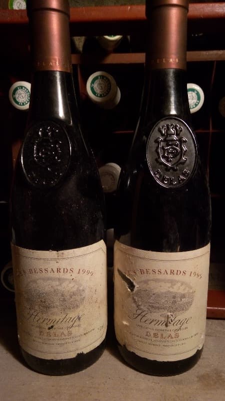 2 x Hermitage, Les Bessards, Delas frère, 1999