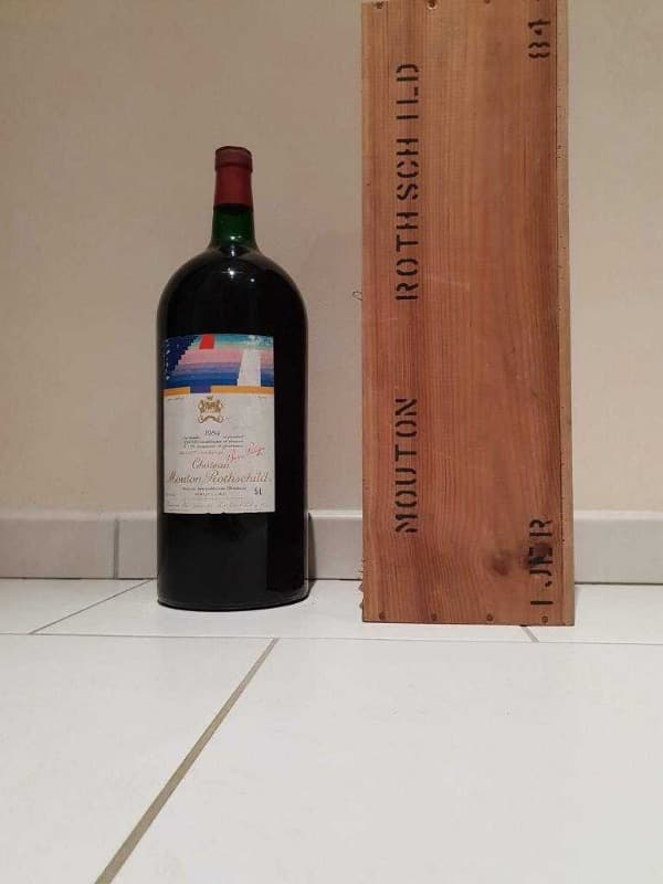OWC/CBO 1xChâteau Mouton Rothschild (jérob 5L), Pauillac, 1984
