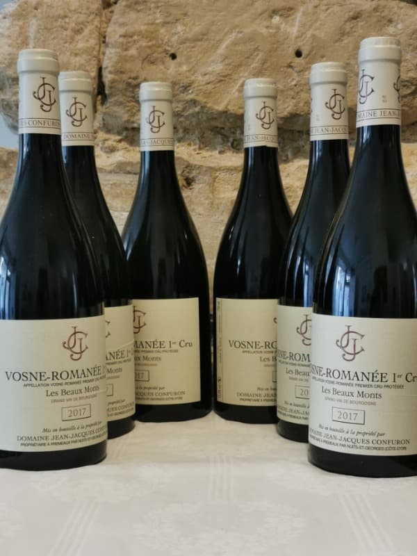 6 x Vosne-Romanée, 1er Cru - Les Beaux Monts, Domaine J. J. Confuron, 2017