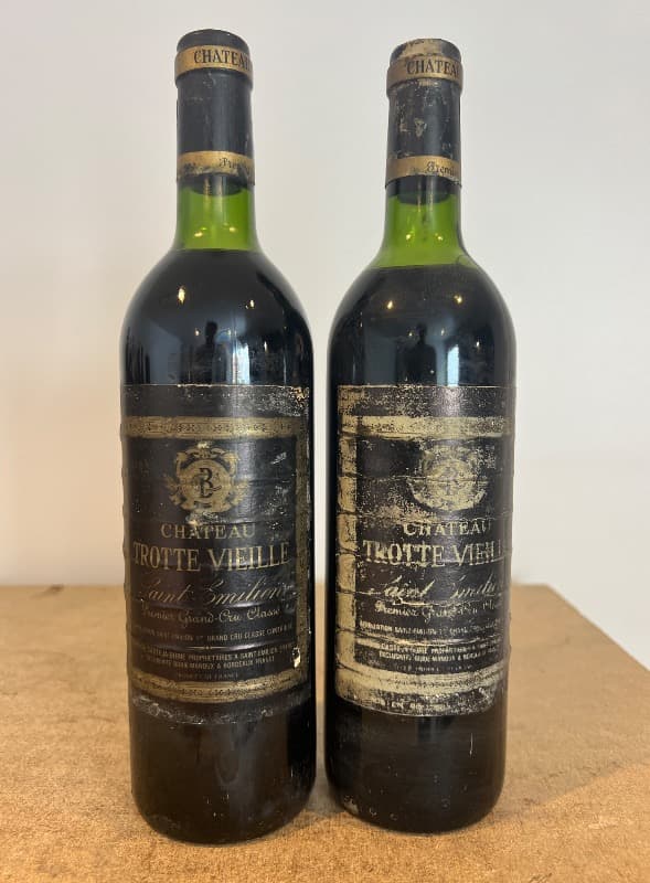 2 x Château Trotte Vieille, Saint-Émilion Grand Cru, 1982