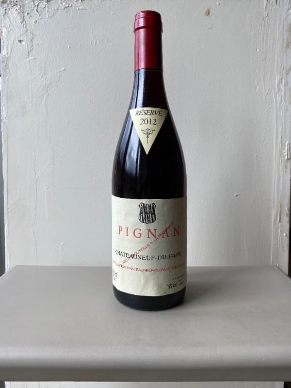 Châteauneuf-du-Pape, Pignan, 2012