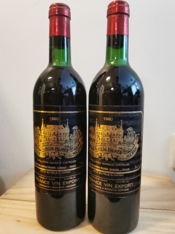 2 x Château Palmer, Margaux, 1980