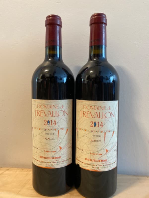 2 x Domaine de Trévallon, Vin de Pays des Alpilles, 2014