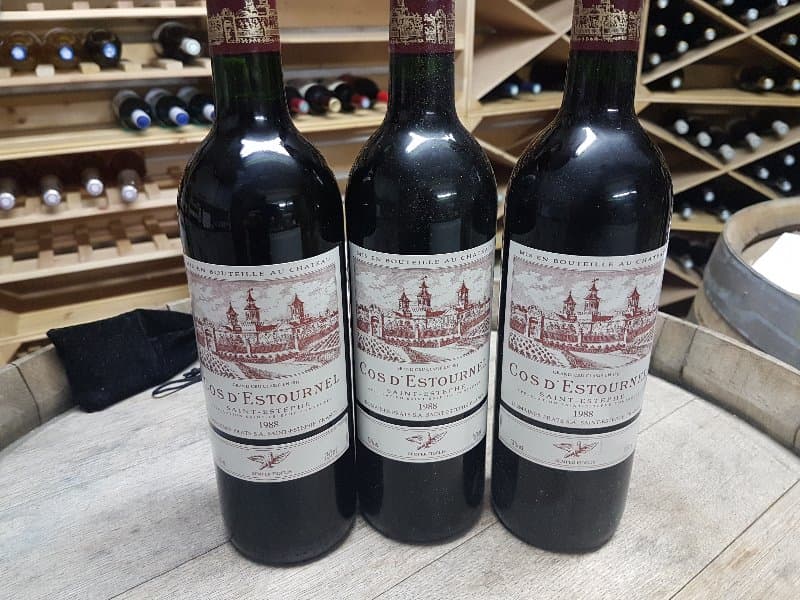 3 x Château Cos d'Estounel, Saint-Estèphe, 1988