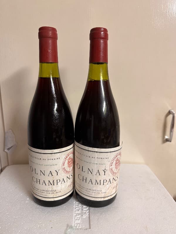 2 x Volnay, 1er Cru - Champans, Marquis d'Angerville, 1985