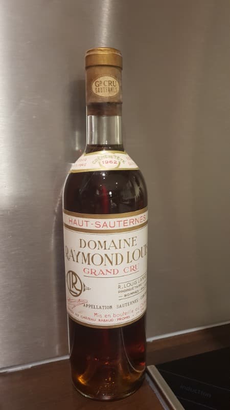 Domaine Raymond Louis, Sauternes, 1962