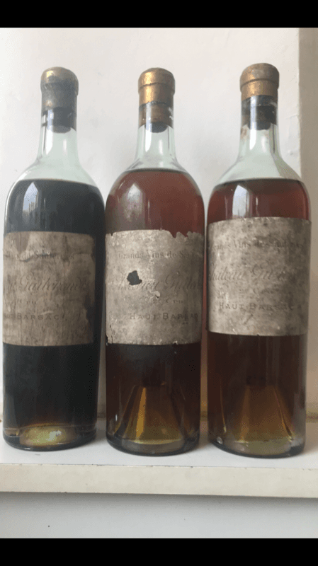 2e cru classé, Château Guiteronde, Sauternes, 1924