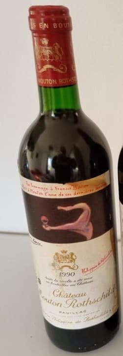 Château Mouton Rothschild, Pauillac, 1990