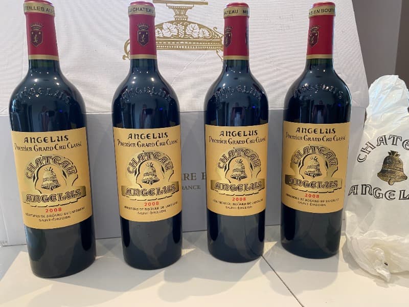 4 x Château Angélus, Saint-Émilion, 2008