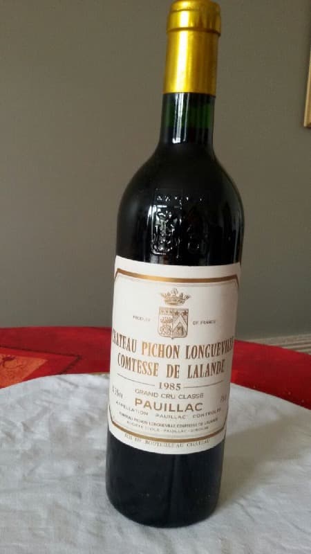 Comtesse de Lalande, Château Pichon Longueville, Pauillac, 1985
