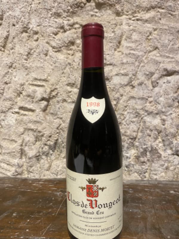Clos de Vougeot, Grand Cru, Domaine Denis Mortet, 1998