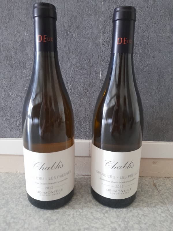 2 x Chablis Grand Cru, Les preuses, Maison De(ux) Montille, 2012