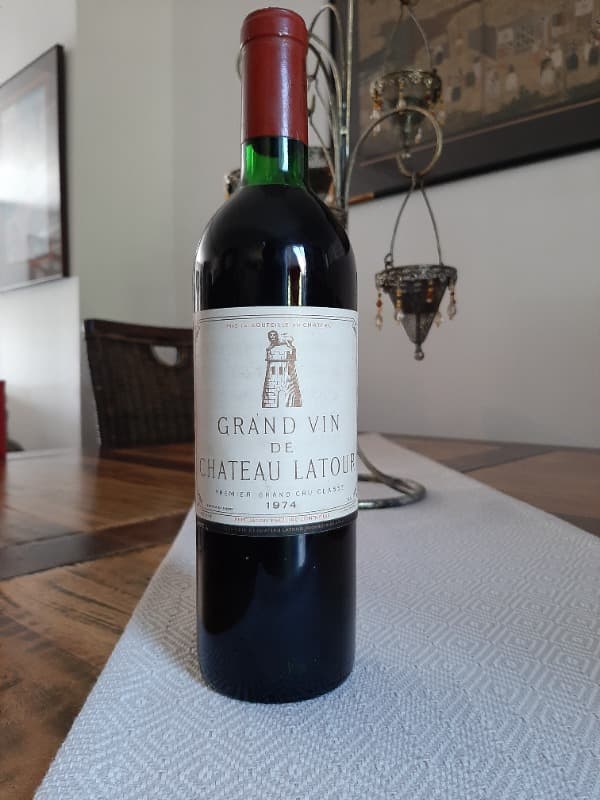 Grand Vin de Château Latour, Pauillac, 1974