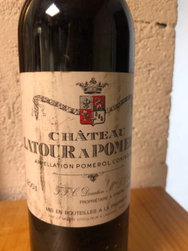 Château Latour à Pomerol, Pomerol, 2001