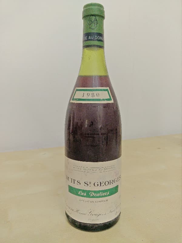Hautes-Côtes-de-Nuits, Les Pruliers, Domaine Henri Gouges, 1980
