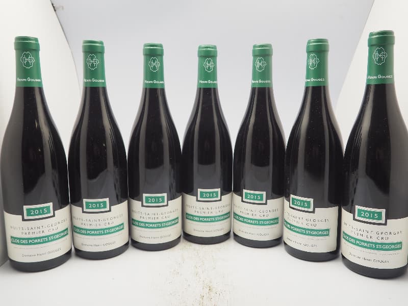 7 x Nuits-Saint-Georges, 1er Cru - Clos des Porrets Saint Georges, Domaine Henri Gouge, 2015