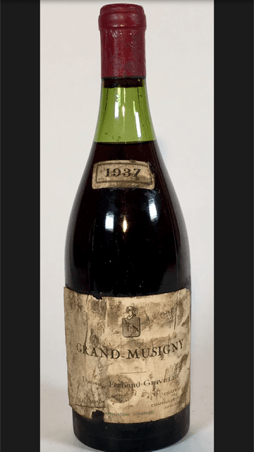Grand Musigny, Domaine Fernand Grivelet, 1937