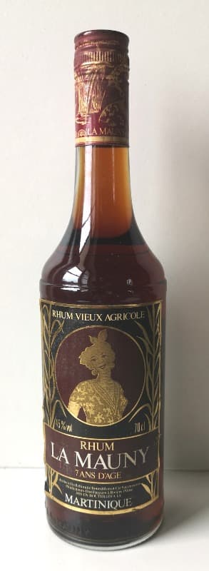 Rhum vieux agricole Martinique, La Mauny, Rhum, 1980