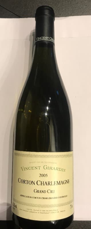 Corton-Charlemagne, Grand Cru, Vincent Girardin, 2005