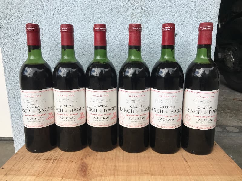 6 x Grand Cru Classé, Lynch Bages, Pauillac, 1979