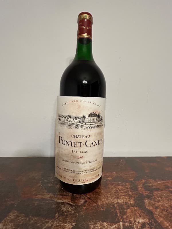 Château Pontet Canet, Pauillac, 1986 (Magnum)