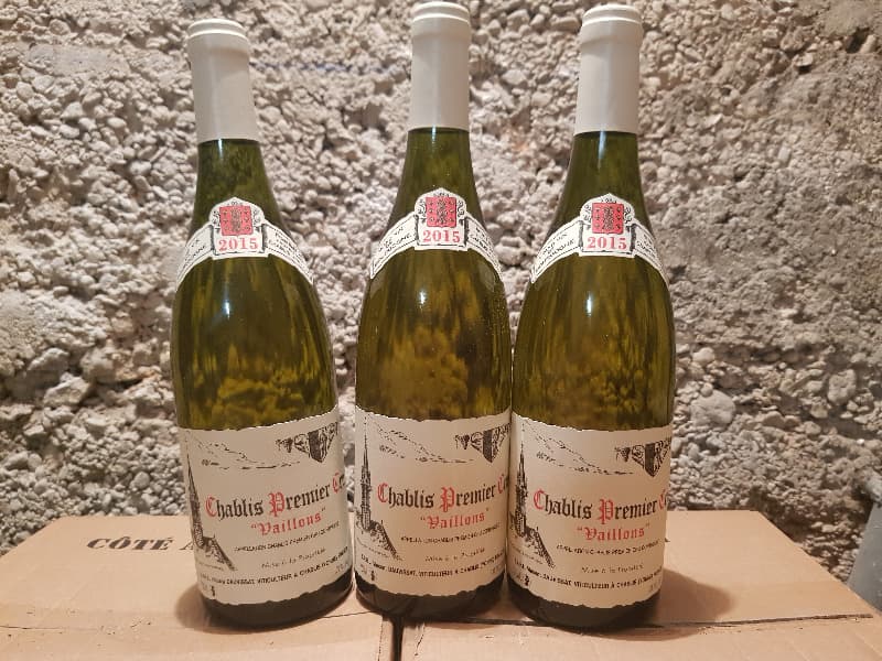 3 x Chablis Premier Cru, Vaillons, Vincent Dauvissat, 2015