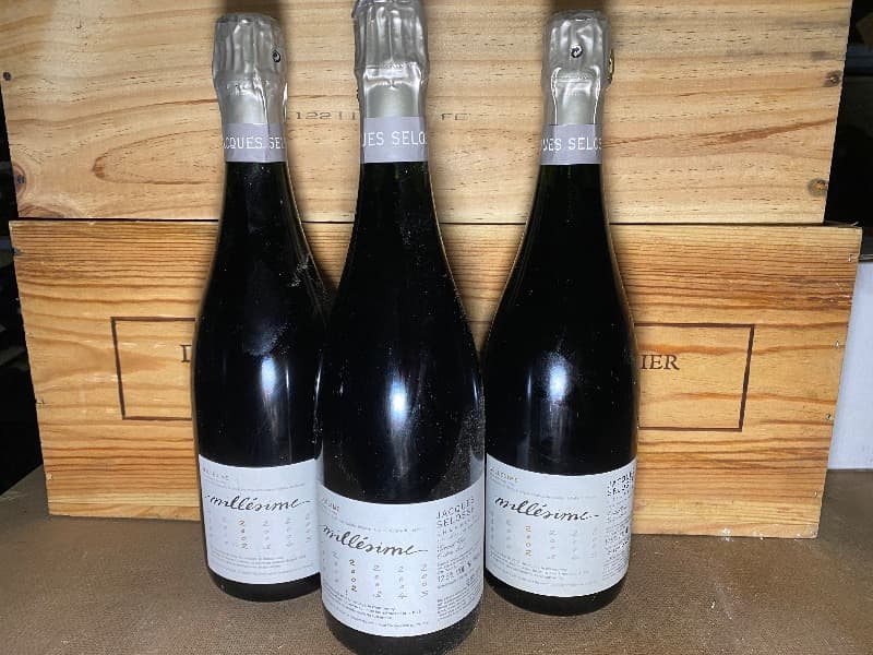 3 x Grand cru extra brut, Jacques Selosse, Champagne, 2002