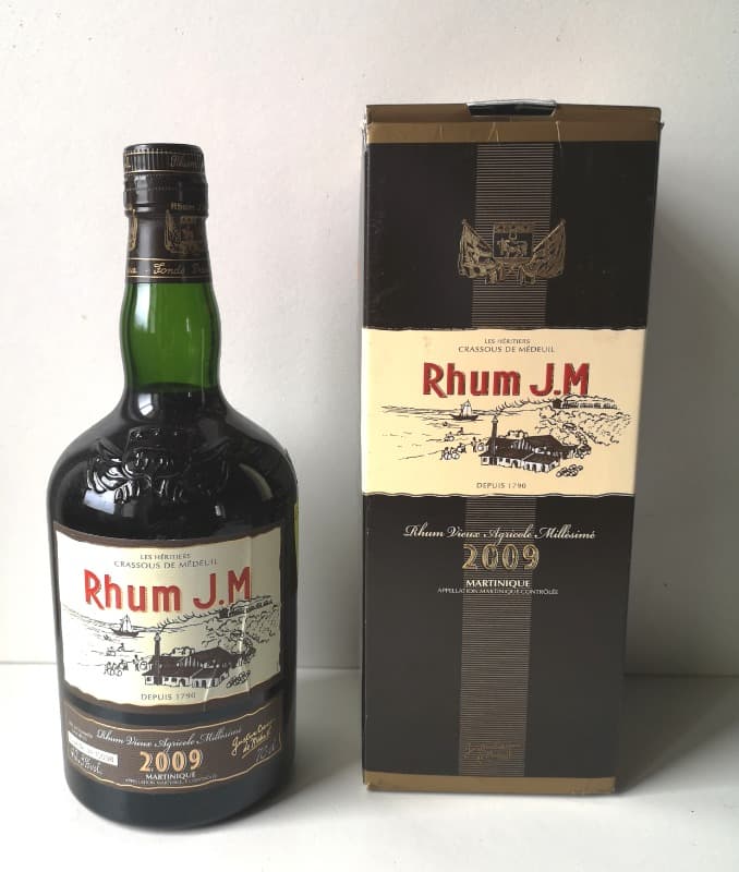 Rhum vieux Agricole 10 ans d'âge, Rhum JM, 2009