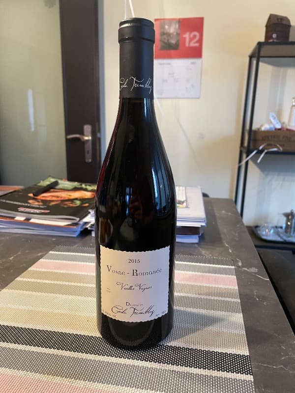 Vosne-Romanée, Vieilles vignes, Cécile Tremblay, 2015