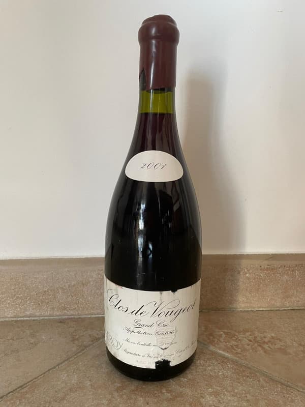 Clos de Vougeot, Grand Cru, Domaine Leroy, 2001
