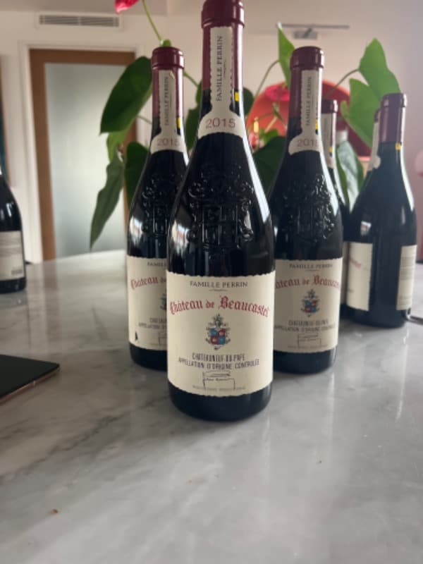 3 x Châteauneuf-du-Pape, Château de Beaucastel, 2015