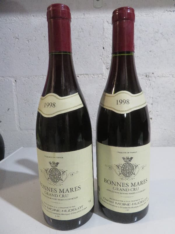 2 x Bonnes-Mares, GRAND CRU, Daniel MOINE HUDELOT, 1998