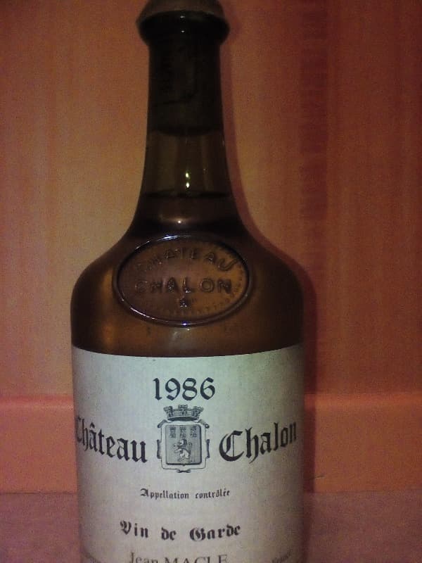 vin de barbe, Jean Macle, Château-Châlon, 1986