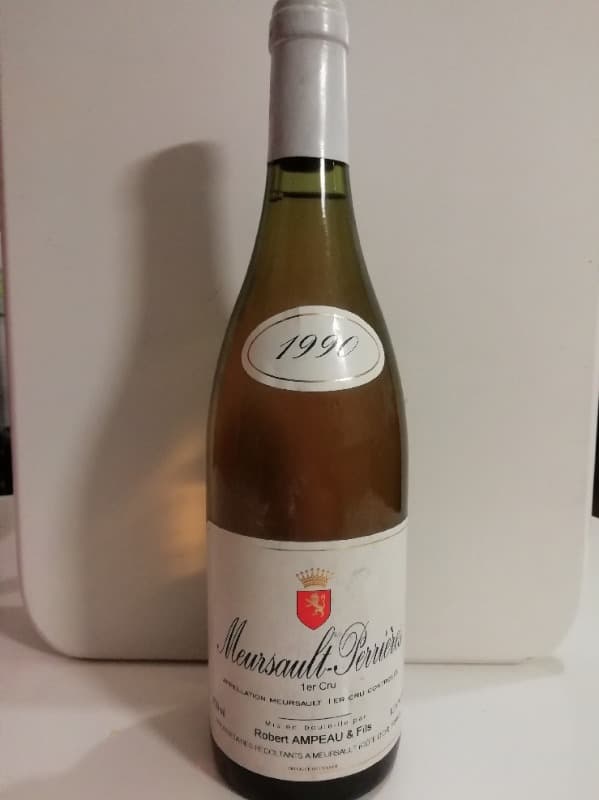 Meursault, 1er Cru Perrieres, Robert Ampeau et Fils, 1990