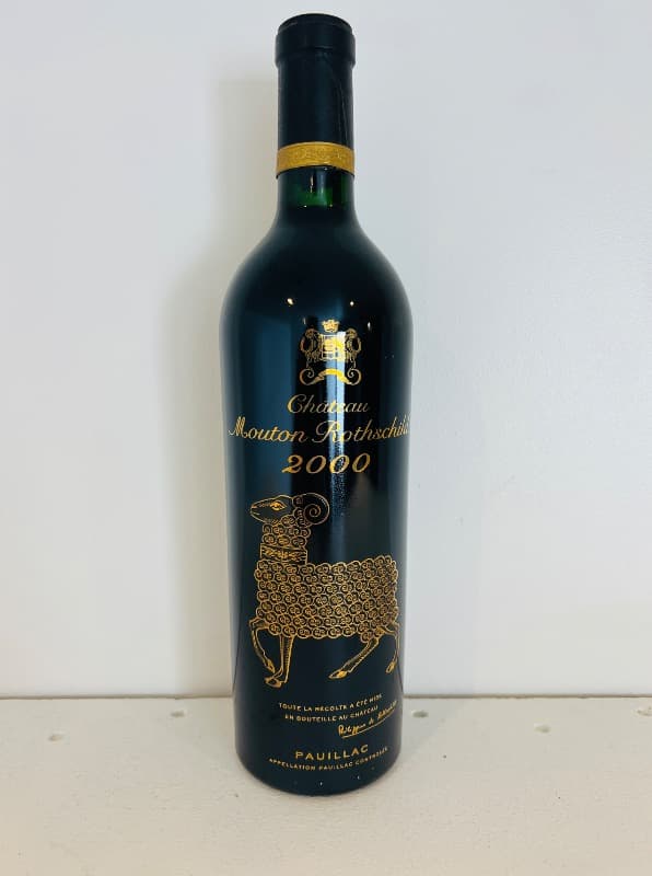 2 x château Mouton Rothschild, Pauillac, 2000