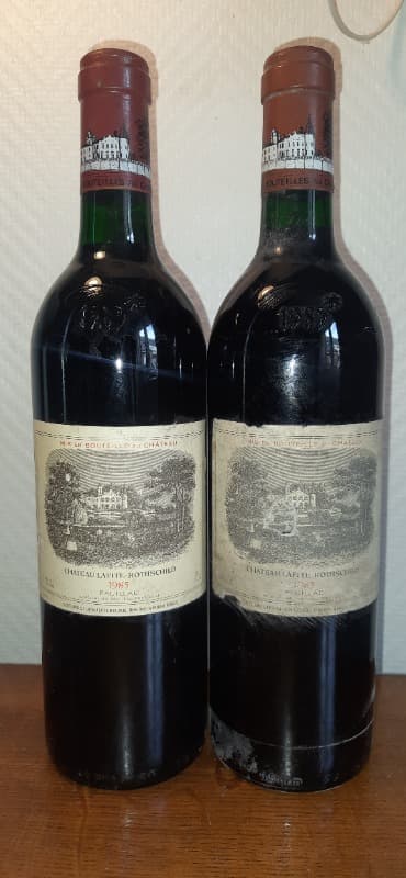2 x château Lafite Rothschild, Pauillac, 1985
