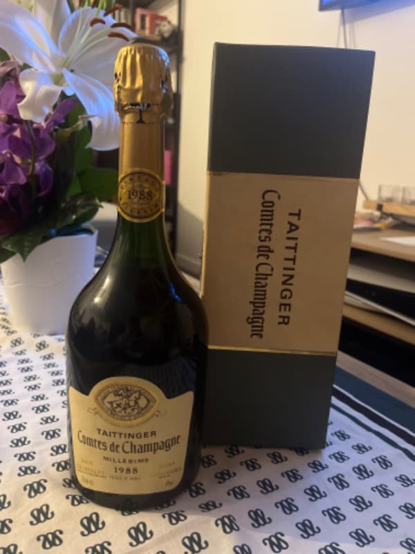 Comtes de Champagne blanc de blancs, Taittinger, Champagne, 1988