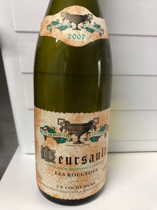 Meursault, Les Rougeots, Coche Dury, 2007